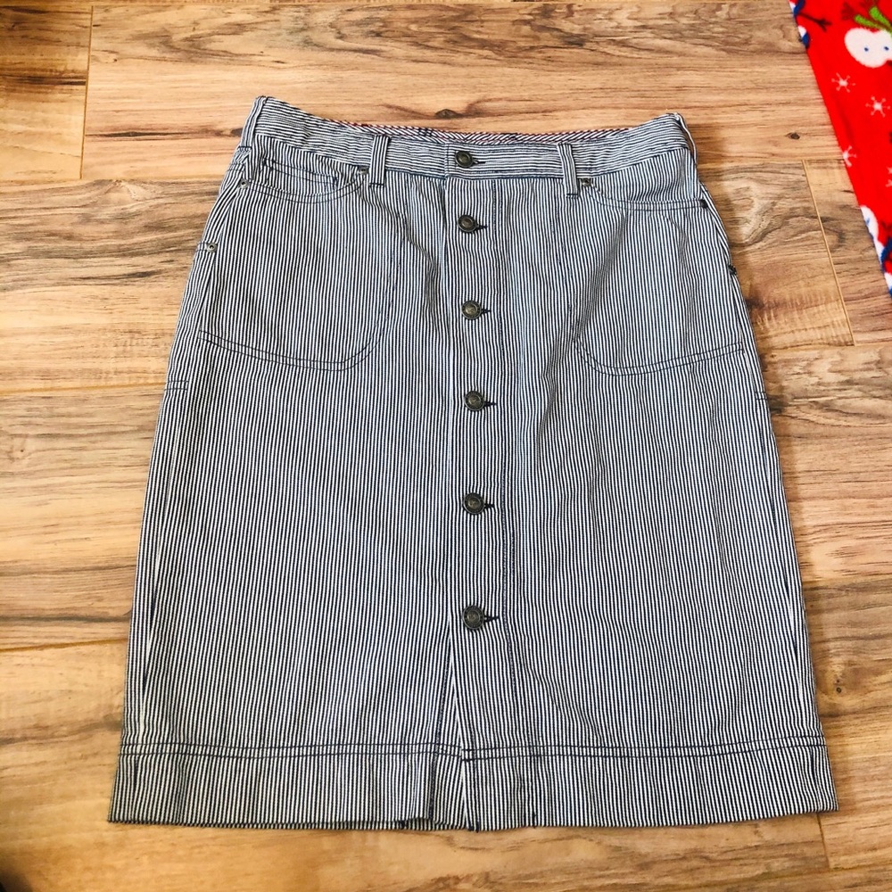 Patagonia Women's Black And White Striped Skirt